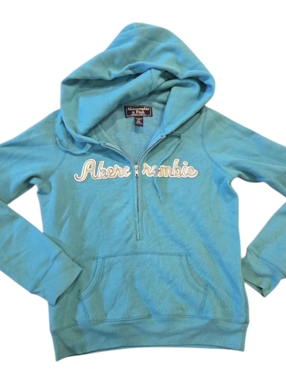 Abercrombie & Fitch tiel quarter zip hoodie Size XL pullover half zip